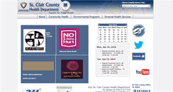Desktop Screenshot of health.co.st-clair.il.us